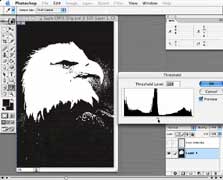 Using Threshold to set Highlight and Shadow