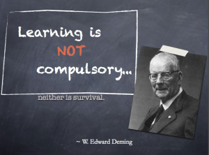 Deming - Learning quote