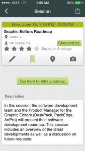 Esko App Screen