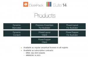DeskPack Suite 14 Products