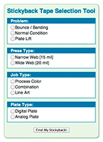 Sticky back Selection Tool