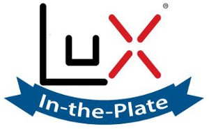 Lux in-the-plate logo