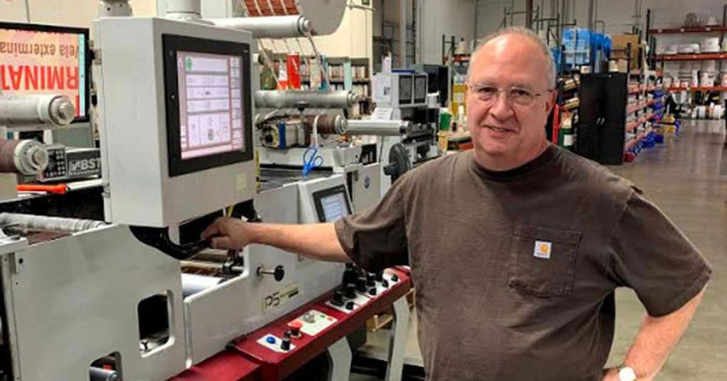 Darren McClintock on press