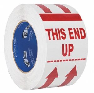 Roll of printed labels