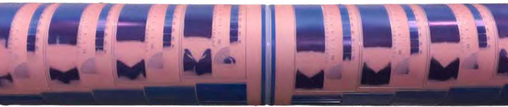 Inked Plate on Cylinder
